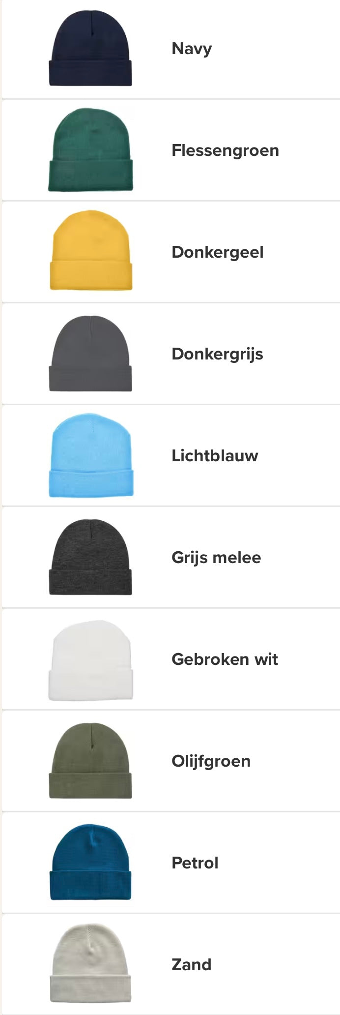 Mutsen met persoonlijke borduring ByMVcrafts