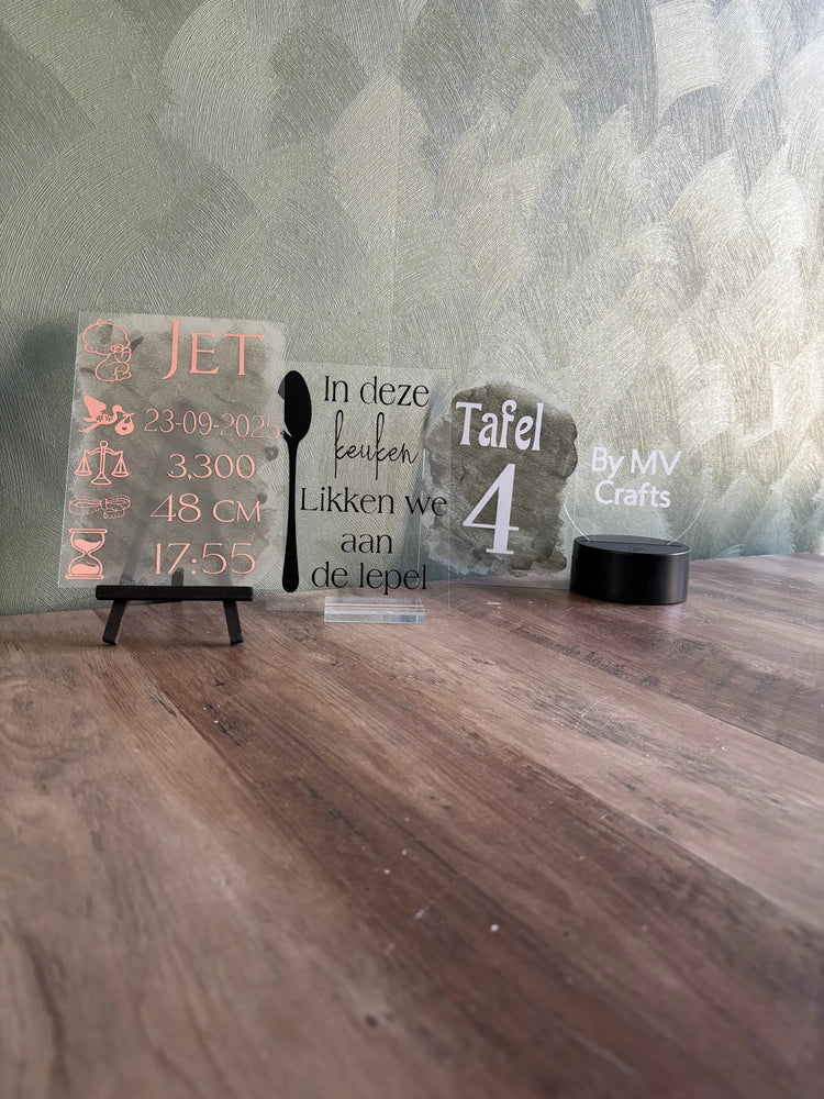 Tafel Displays ByMVcrafts