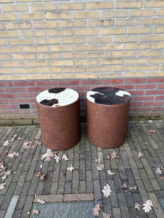 Set van 2 poefjes ByMVcrafts