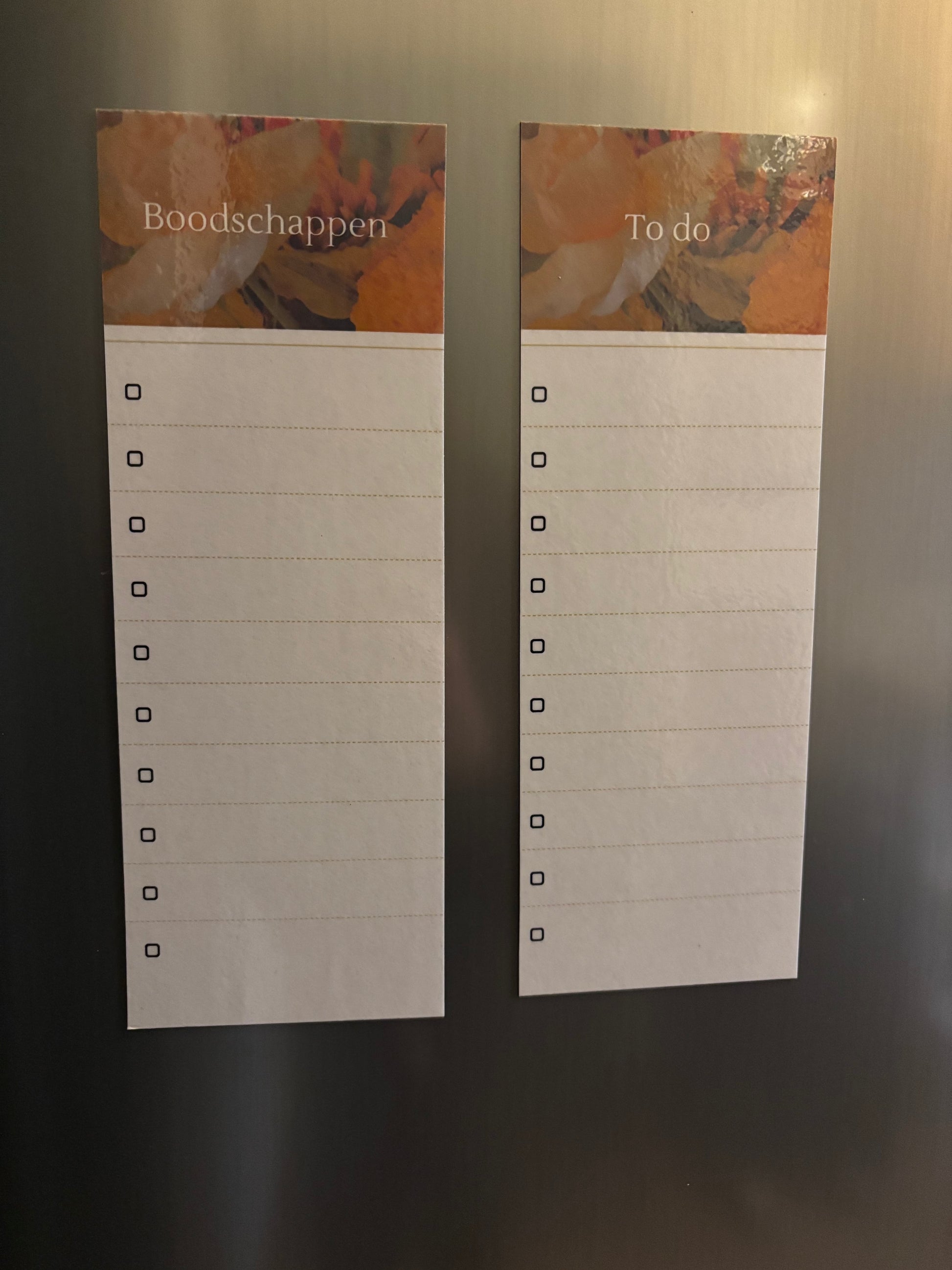 Magnetische To-do- en Boodschappenlijst set ByMVcrafts
