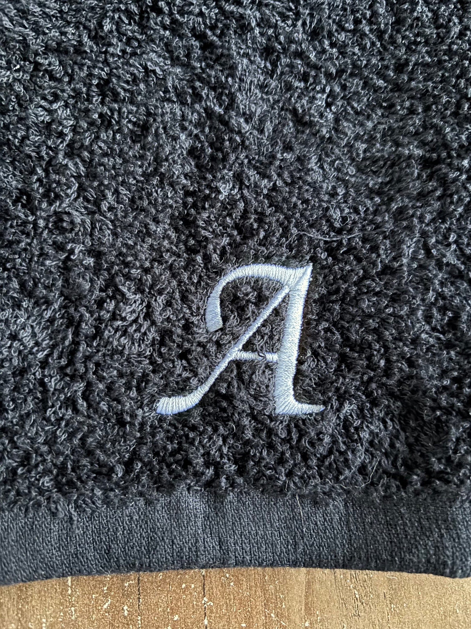 Cadeauset washandje met letter ByMVcrafts