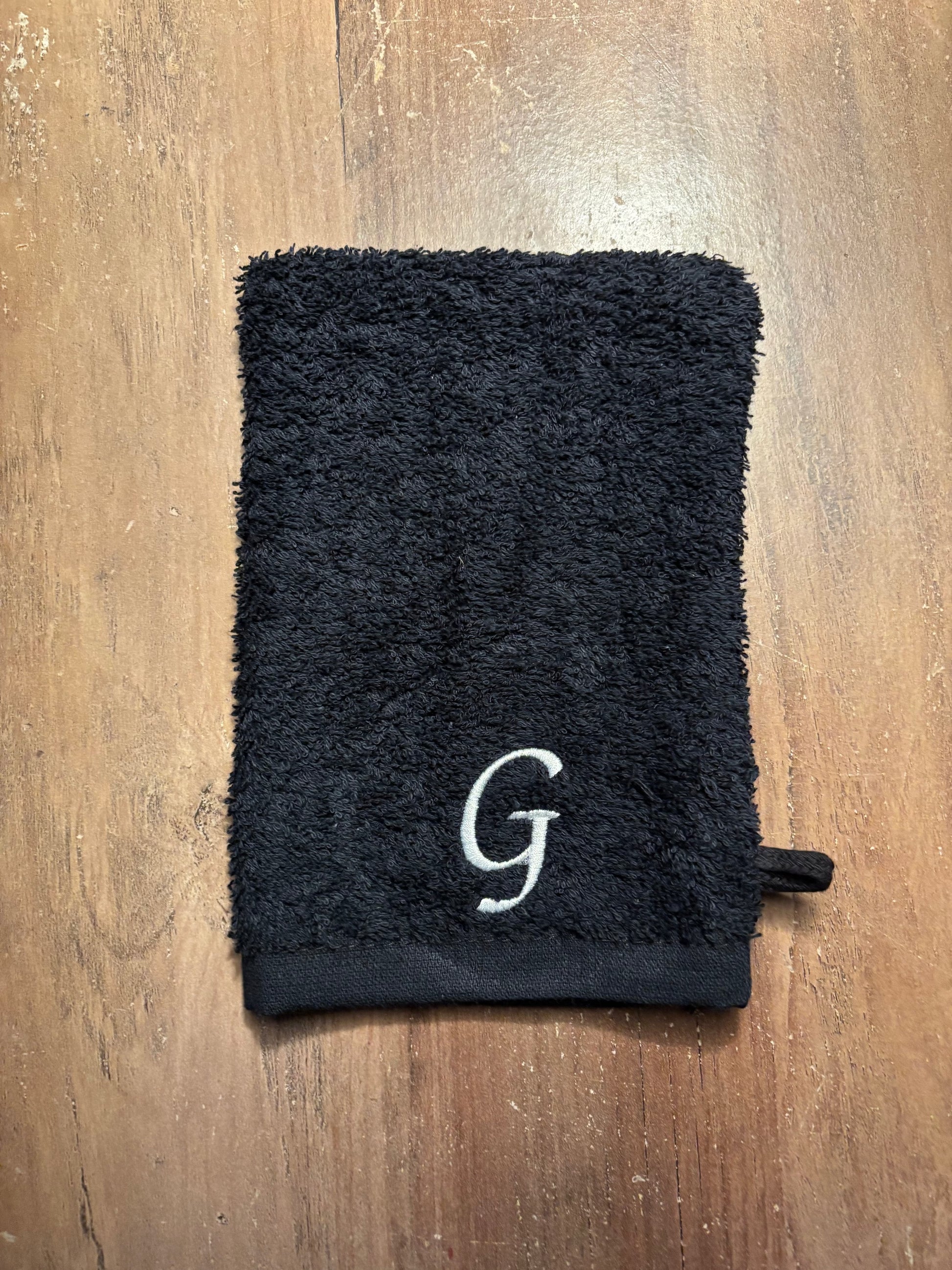 Cadeauset washandje met letter ByMVcrafts