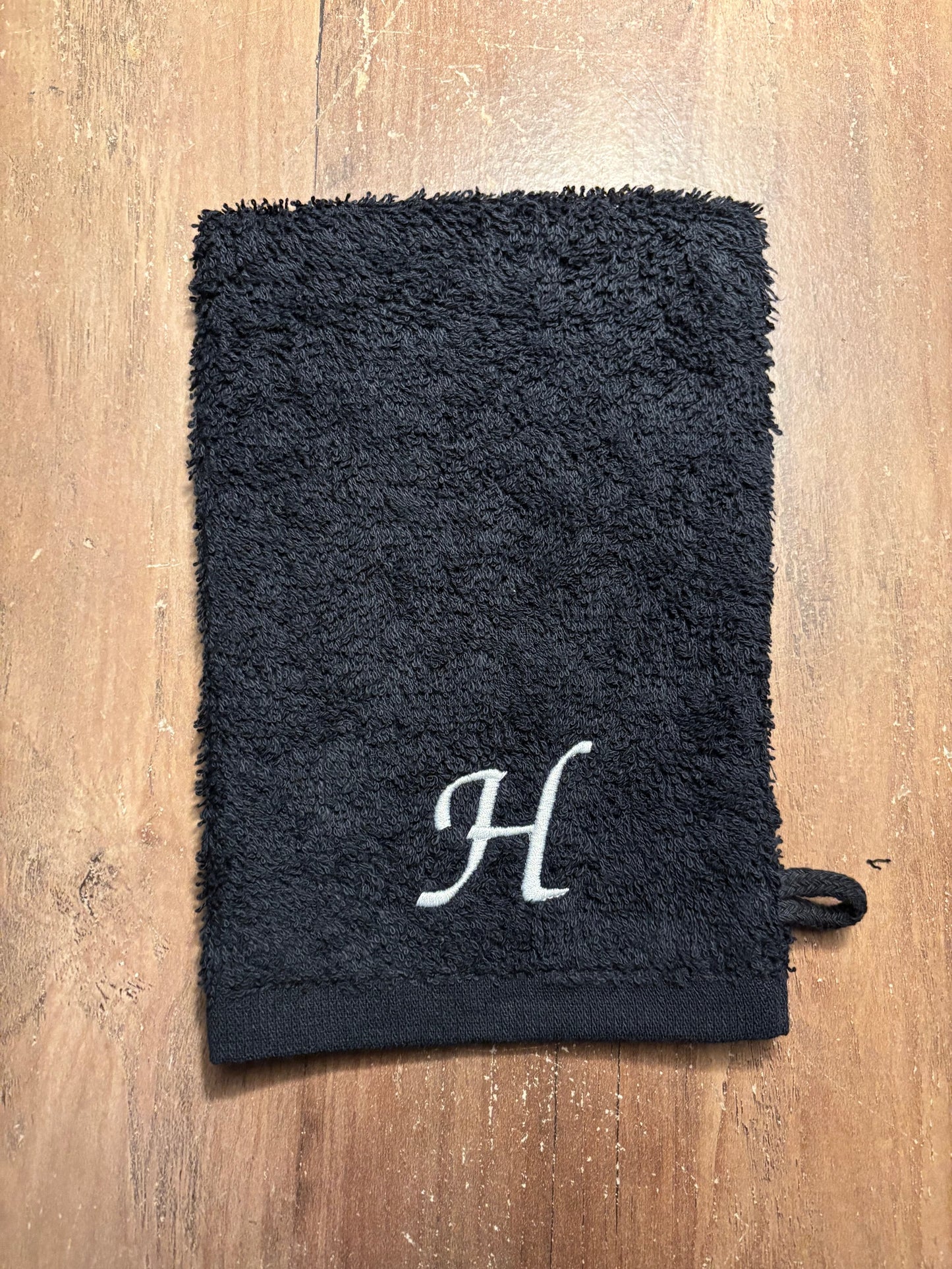 Cadeauset washandje met letter ByMVcrafts