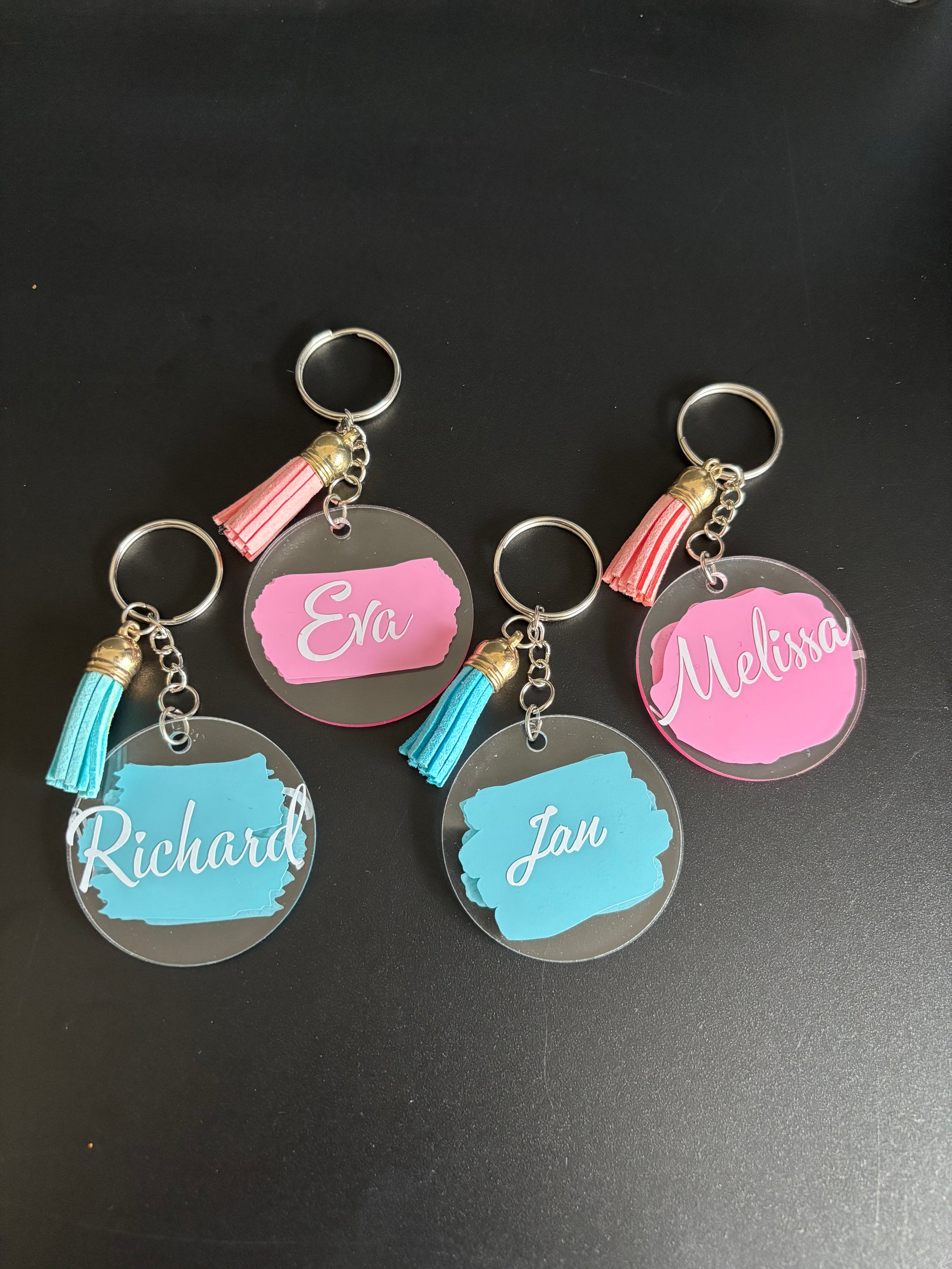 Naam sleutelhanger ByMVcrafts