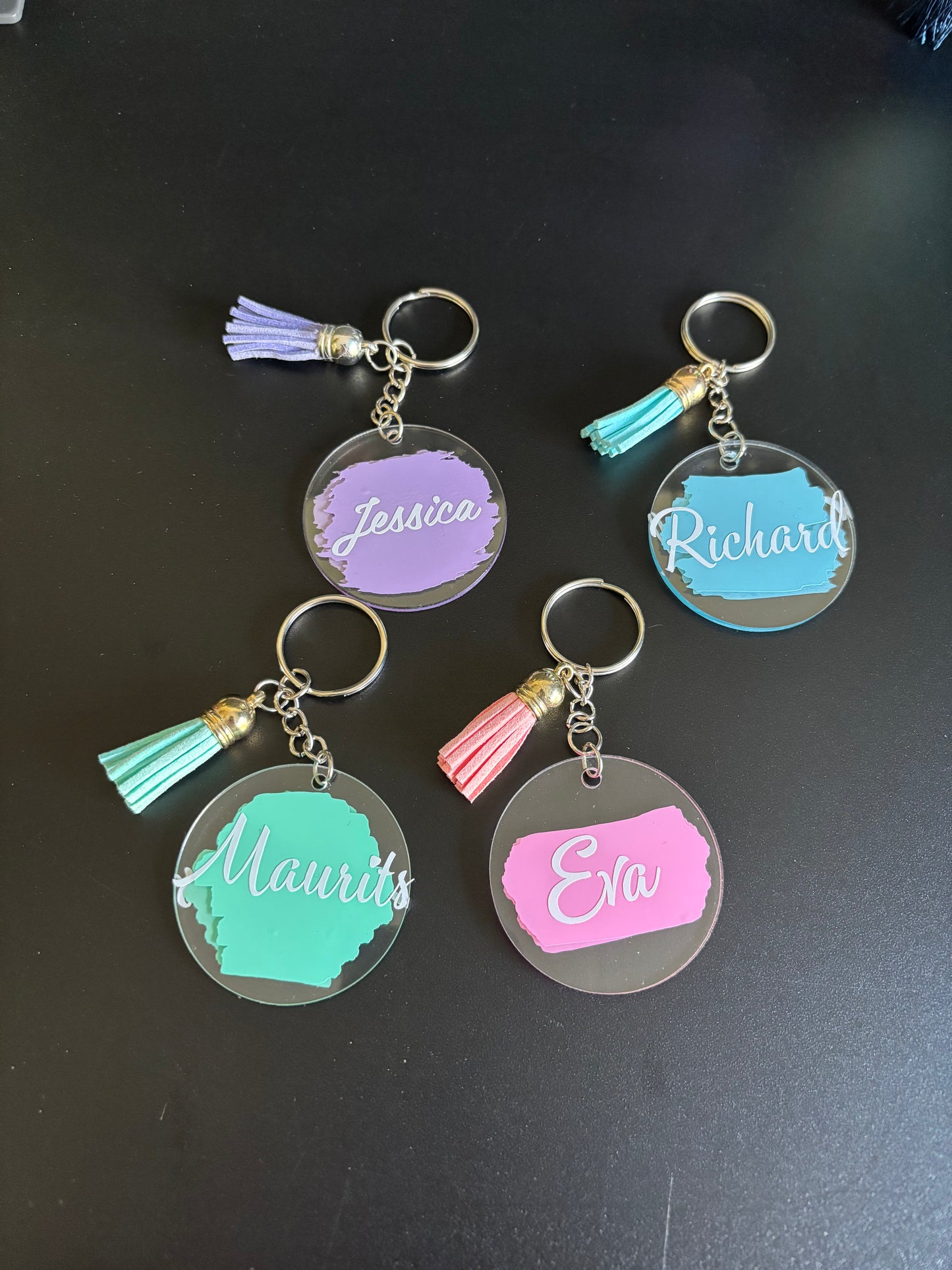 Naam sleutelhanger ByMVcrafts