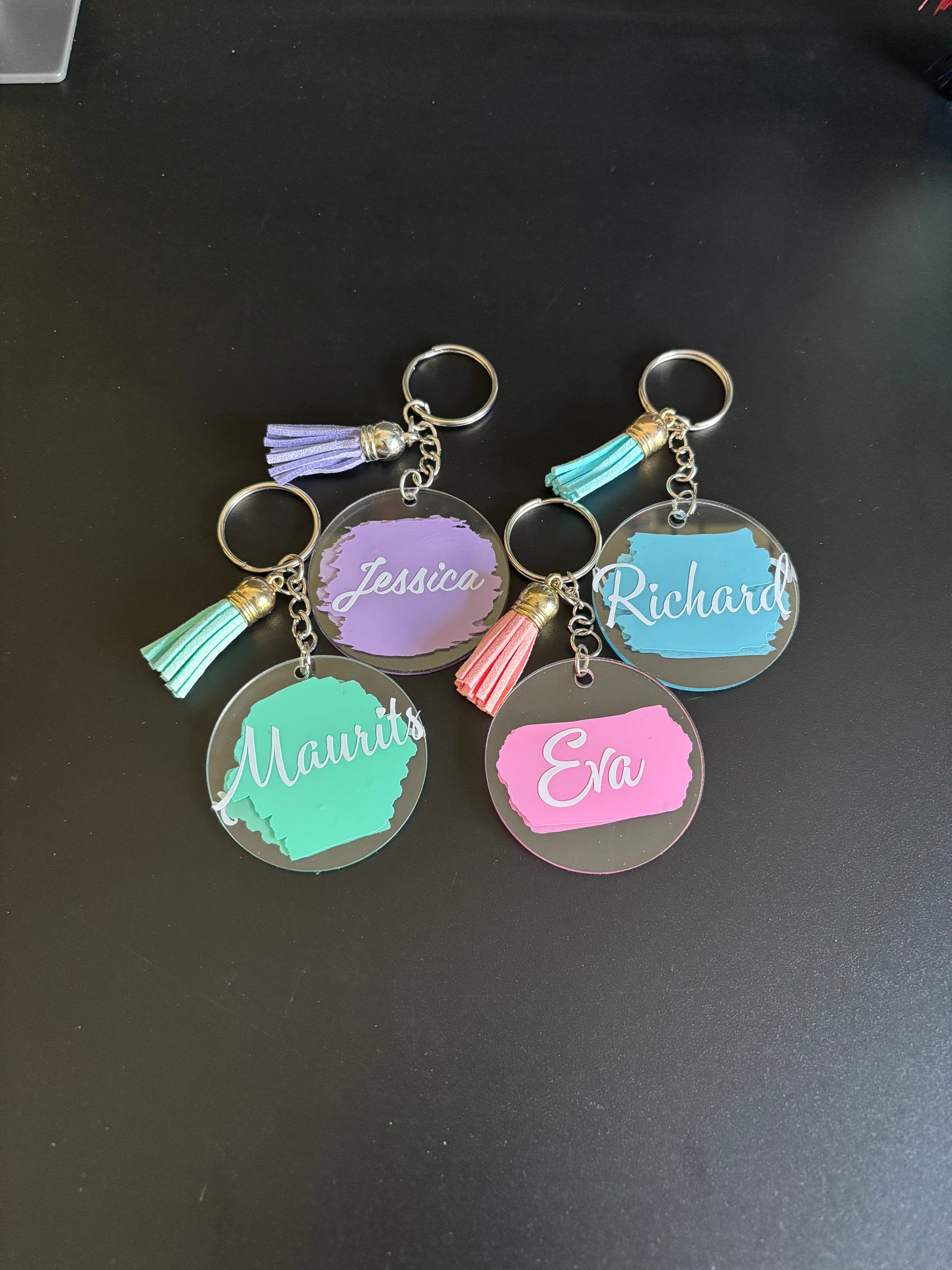 Naam sleutelhanger ByMVcrafts